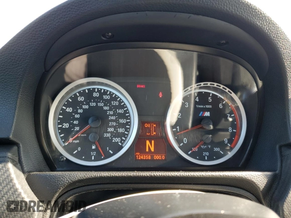 2011 BMW M3 with VIN WBSKG9C56BE367810, listed as a Copart auction lot 42968855 with 124,358 mi miles and Salvage Title. Bid and sale history available at carsss.com. Image 9.