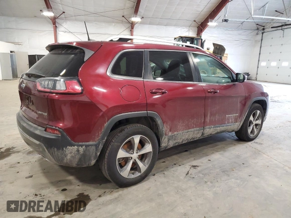 2019 Jeep Cherokee High Altitude with VIN 1C4PJMDX9KD126752, listed as a Copart auction lot 53876805 with 89,454 mi miles and Non repairable. Bid and sale history available at DreamBid. Image 3.