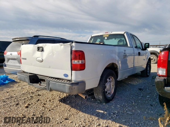 2007 Ford F-150 XL with VIN 1FTRF12W17NA45281, listed as a Copart auction lot 57342005 with 165,058 mi miles and Salvage title. Bid and sale history available at DreamBid. Image 3.