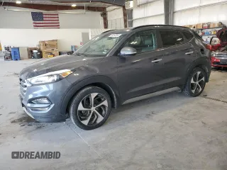 2017 Hyundai Tucson Sport with VIN KM8J3CA20HU594697, listed as a Copart auction lot 54252355 with 98,696 mi miles and Salvage Title. Bid and sale history available at DreamBid. Image 1.