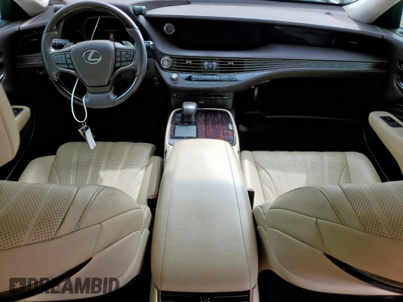 2020 Lexus LS 500 с VIN JTHD51FF0L5011509, выставлен на аукционе Copart как лот 56854095 с пробегом 34 215 миль миль и Списание • Salvage title. История ставок и продаж доступна на DreamBid. Изображение 8.