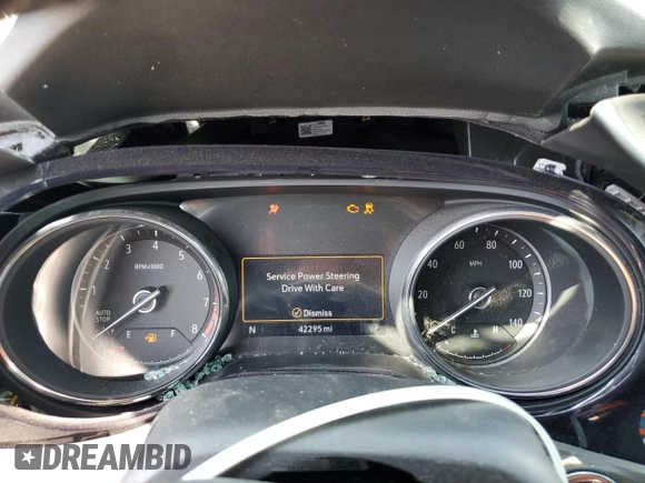 2022 Buick Encore GX Essence with VIN KL4MMGSL6NB138380, listed as a Copart auction lot 50515375 with 42,295 mi miles and Salvage title. Bid and sale history available at DreamBid. Image 9.