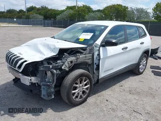 2015 Jeep Cherokee Sport with VIN 1C4PJLAB2FW566132, listed as a IAAI auction lot 42103012 with 138,016 mi miles. Bid and sale history available at carsss.com. Image 18.
