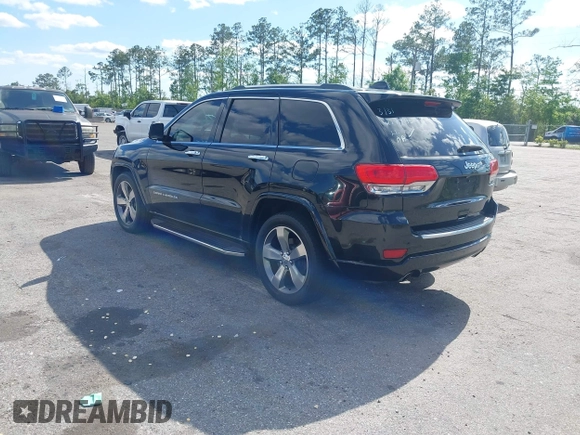 2014 Jeep Grand Cherokee Overland with VIN 1C4RJECG8EC417995, listed as a IAAI auction lot 41959550 with 155,029 mi miles. Bid and sale history available at carsss.com. Image 3.