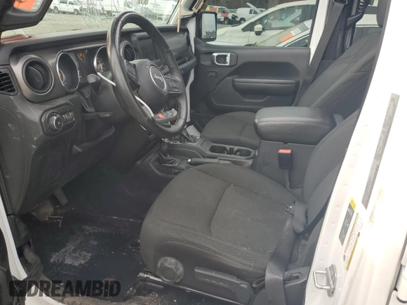 2022 Jeep Wrangler Unlimited Sport with VIN 1C4HJXDG8NW139975, listed as a Copart auction lot 43939515 with 59,812 mi miles and Salvage Title. Bid and sale history available at DreamBid. Image 7.