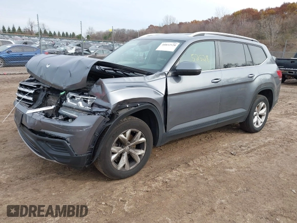 2019 Volkswagen Atlas S with VIN 1V2GR2CA5KC594928, listed as a IAAI auction lot 40852528 with 112,265 mi miles and . Bid and sale history available at DreamBid. Image 17.