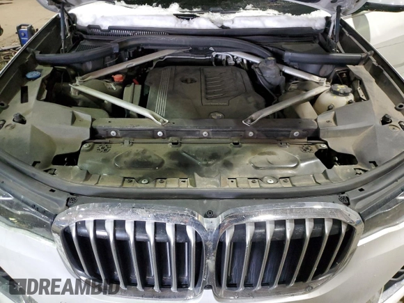 2020 BMW X7 xDrive40i with VIN 5UXCW2C08L9A03782, listed as a Copart auction lot 44856085 with 148,166 mi miles and Salvage Title. Bid and sale history available at carsss.com. Image 12.