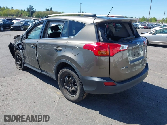 2015 Toyota RAV4 LE with VIN JTMBFREV2FD124756, listed as a IAAI auction lot 42051691 with 92,699 mi miles and . Bid and sale history available at DreamBid. Image 3.
