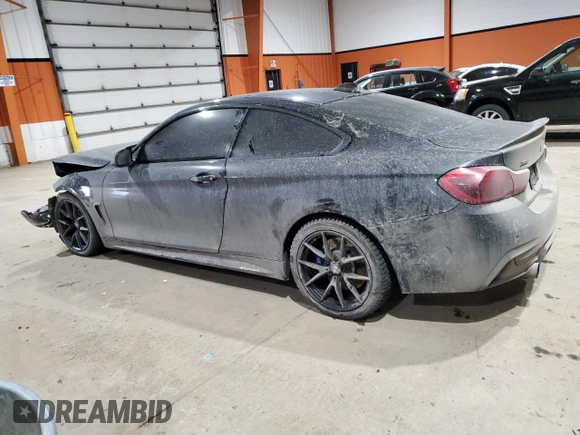 2015 BMW 4 Series 435i xDrive with VIN WBA3R5C57FK372646, listed as a Copart auction lot 84455784 with Not provided miles and Salvage title. Bid and sale history available at DreamBid. Image 2.