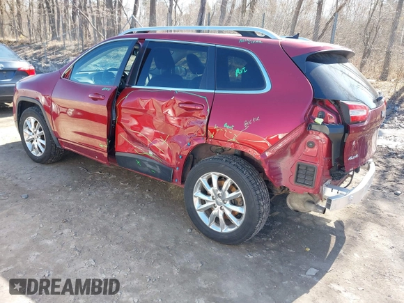 2015 Jeep Cherokee Limited with VIN 1C4PJMDS5FW588241, listed as a IAAI auction lot 42093045 with 54,927 mi miles and . Bid and sale history available at DreamBid. Image 3.