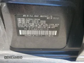 2012 Subaru Impreza 2.0i с VIN JF1GJAA63CH017178, выставлен на аукционе Copart как лот 50366875 с пробегом Не указан миль и Списание • Salvage title. История ставок и продаж доступна на DreamBid. Изображение 12.