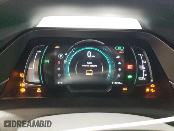 2021 Hyundai Ioniq SE with VIN KMHC75LCXMU257091, listed as a Copart auction lot 49177495 with 118,758 mi miles and Salvage Title. Bid and sale history available at DreamBid. Image 9.