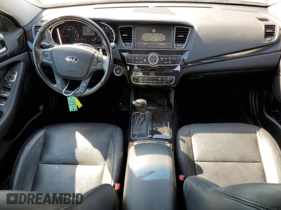 2014 Kia Cadenza Premium with VIN KNALN4D76E5148786, listed as a Copart auction lot 74369474 with 21,389 mi miles and Salvage Title. Bid and sale history available at carsss.com. Image 8.
