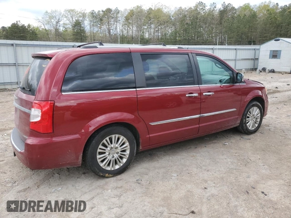 2014 Chrysler Town & Country Limited with VIN 2C4RC1GG2ER377112, listed as a Copart auction lot 52849265 with 212,395 mi miles and Salvage Title. Bid and sale history available at DreamBid. Image 3.