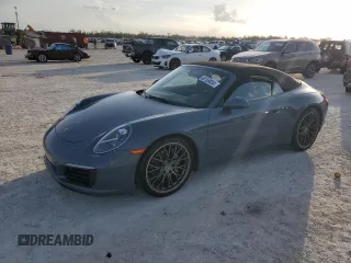 2018 Porsche 911 991 Carrera with VIN WP0CA2A99JS138418, listed as a Copart auction lot 80159034 with 26,777 mi miles and Salvage Title. Bid and sale history available at carsss.com. Image 1.