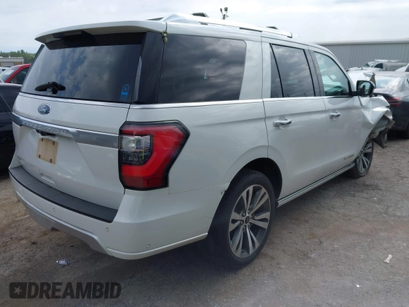 2020 Ford Expedition Platinum z VIN 1FMJU1MT0LEA73343, wystawiony jako IAAI lot #42303764 z przebiegiem 200 132 mil mil oraz . Historia ofert i sprzedaży dostępna na DreamBid. Obrazek 4.