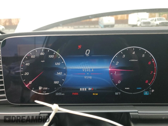 2024 Mercedes-Benz GLE 450 with VIN 4JGFB5KB2RB166243, listed as a Copart auction lot 53145105 with 9,598 mi miles and Salvage title. Bid and sale history available at DreamBid. Image 9.