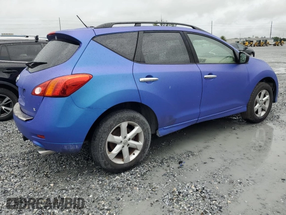 2009 Nissan Murano SL z VIN JN8AZ18U59W012781, wystawiony jako Copart lot #59752955 z przebiegiem 166 693 mil mil oraz Czysty tytuł • Clean title. Historia ofert i sprzedaży dostępna na DreamBid. Obrazek 3.