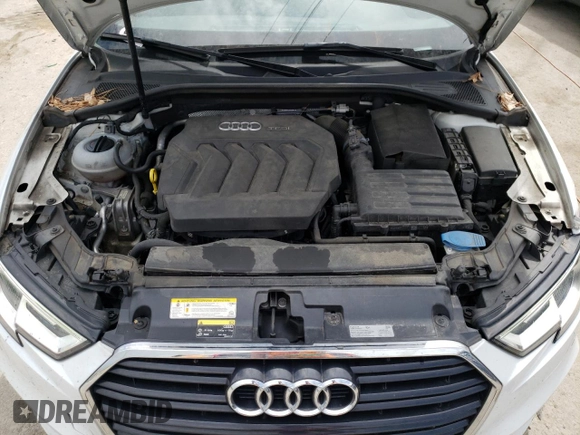 2017 Audi A3 Sedan Premium Plus with VIN WAUGUGFF2H1025363, listed as a Copart auction lot 48606583 with 80,103 mi miles and Salvage Title. Bid and sale history available at carsss.com. Image 11.