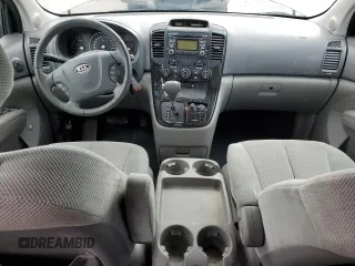 2012 Kia Sedona EX with VIN KNDMH4C76C6445077, listed as a Copart auction lot 49629305 with 184,377 mi miles and Salvage Title. Bid and sale history available at carsss.com. Image 8.