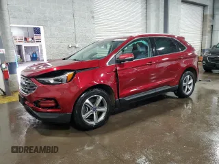 2019 Ford Edge SEL with VIN 2FMPK4J94KBC19053, listed as a Copart auction lot 48377405 with 107,387 mi miles and Salvage Title. Bid and sale history available at carsss.com. Image 1.