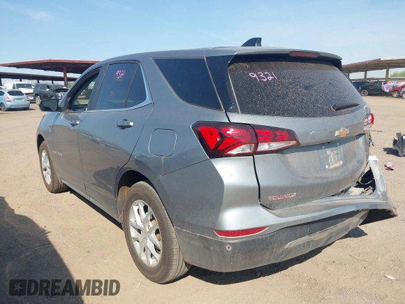 2024 Chevrolet Equinox LT z VIN 3GNAXKEG6RL337698, wystawiony jako IAAI lot #42489587 z przebiegiem 27 863 mil mil oraz . Historia ofert i sprzedaży dostępna na DreamBid. Obrazek 3.