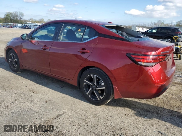 2024 Nissan Sentra SV z VIN 3N1AB8CV0RY207305, wystawiony jako Copart lot #55623055 z przebiegiem 17 956 mil mil oraz Szkoda całkowita • Salvage title. Historia ofert i sprzedaży dostępna na DreamBid. Obrazek 2.