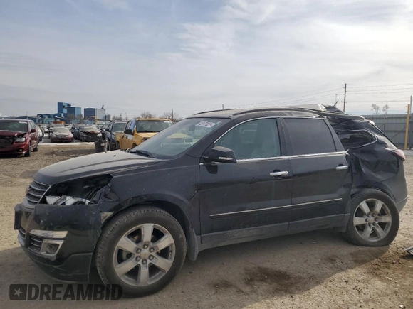 2016 Chevrolet Traverse LTZ with VIN 1GNKVJKD4GJ221628, listed as a Copart auction lot 42177025 with 118,263 mi miles and Salvage Title. Bid and sale history available at DreamBid. Image 1.