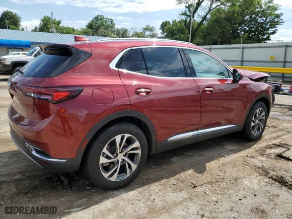2021 Buick Envision Essence with VIN LRBFZNR41MD134029, listed as a Copart auction lot 60150944 with 37,151 mi miles and Salvage Title. Bid and sale history available at carsss.com. Image 3.