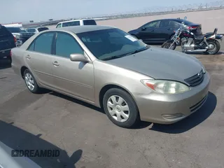 2004 Toyota Camry LE with VIN 4T1BE30K34U367742, listed as a IAAI auction lot 42762435 with 186,657 mi miles and . Bid and sale history available at DreamBid. Image 1.