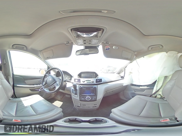2014 Honda Odyssey Touring with VIN 5FNRL5H95EB044504, listed as a Copart auction lot 59228035 with 259,035 mi miles and Clean title. Bid and sale history available at DreamBid. Image 15.