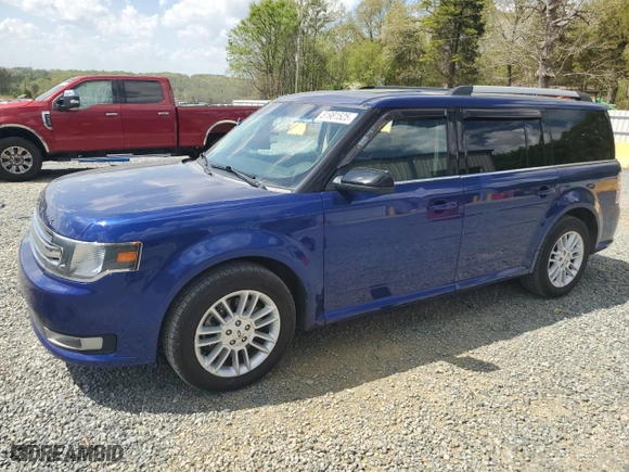 2014 Ford Flex SEL with VIN 2FMGK5C86EBD43002, listed as a Copart auction lot 51981525 with 101,442 mi miles and Salvage Title. Bid and sale history available at carsss.com. Image 1.