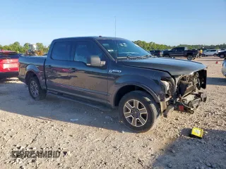 2016 Ford F-150 XL with VIN 1FTEW1CG0GKD29282, listed as a Copart auction lot 62120825 with 128,141 mi miles and Salvage title. Bid and sale history available at DreamBid. Image 4.