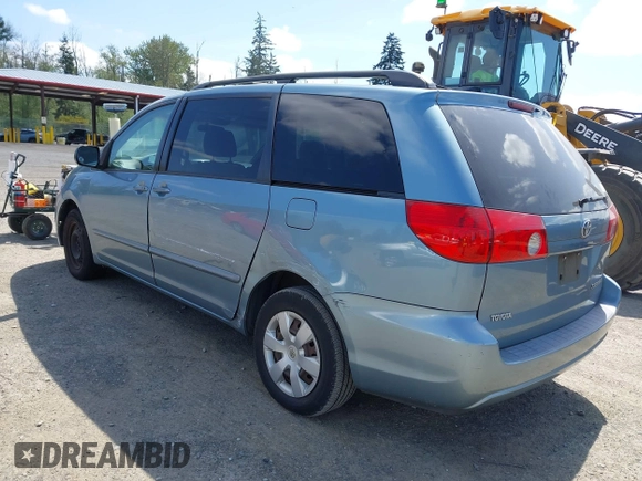 2006 Toyota Sienna CE with VIN 5TDZA23C66S499303, listed as a IAAI auction lot 42151809 with 225,878 mi miles and . Bid and sale history available at DreamBid. Image 3.