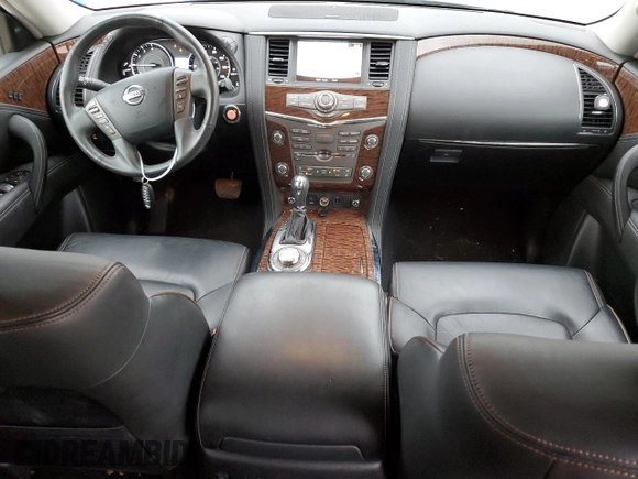 2018 Nissan Armada Platinum with VIN JN8AY2NEXJ9733932, listed as a Copart auction lot 68540944 with 60,030 mi miles and Salvage Title. Bid and sale history available at carsss.com. Image 8.