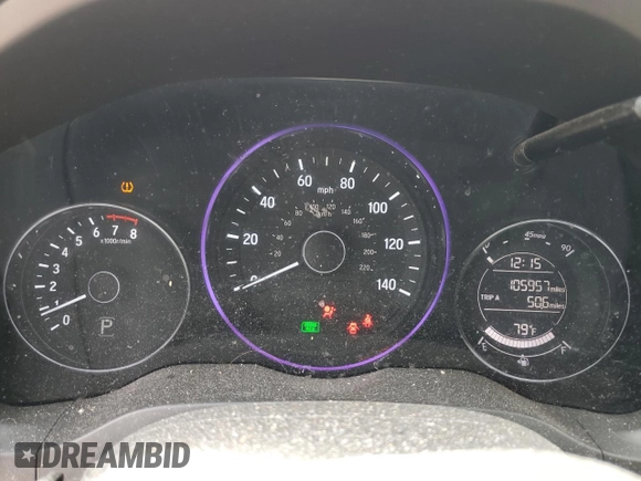 2016 Honda HR-V EX-L w/Navi with VIN 3CZRU6H74GM708995, listed as a Copart auction lot 51014865 with 105,957 mi miles and Salvage Title. Bid and sale history available at carsss.com. Image 9.