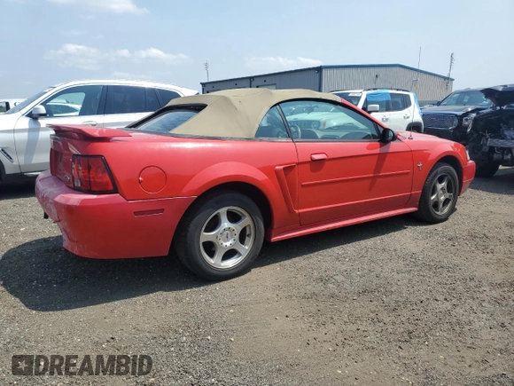 2003 Ford Mustang Deluxe with VIN 1FAFP44423F396045, listed as a Copart auction lot 60459935 with 243,215 mi miles and Salvage title. Bid and sale history available at DreamBid. Image 3.