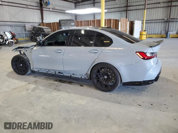 2023 BMW M3 Competition z VIN WBS33AY03PFN62375, wystawiony jako Copart lot #47433395 z przebiegiem 27 849 mil mil oraz Szkoda całkowita • Salvage title. Historia ofert i sprzedaży dostępna na DreamBid. Obrazek 2.