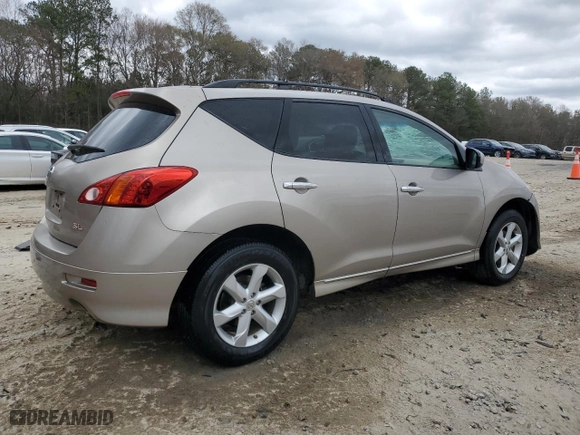 2010 Nissan Murano S with VIN JN8AZ1MU1AW000735, listed as a Copart auction lot 49690575 with 69,592 mi miles and Salvage Title. Bid and sale history available at carsss.com. Image 3.