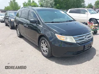 2012 Honda Odyssey EX-L with VIN 5FNRL5H68CB001990, listed as a IAAI auction lot 42626885 with Not provided miles and . Bid and sale history available at DreamBid. Image 1.
