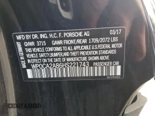 2017 Porsche 718 Boxster z VIN WP0CA2A86HS221743, wystawiony jako Copart lot #72534092 z przebiegiem 52 236 mil mil oraz . Historia ofert i sprzedaży dostępna na DreamBid. Obrazek 15.