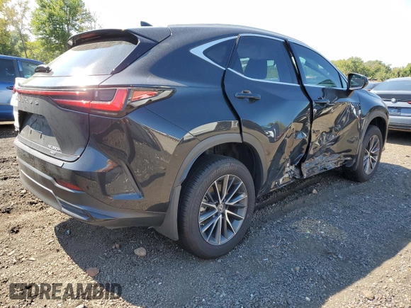 2023 Lexus NX with VIN 2T2GKCEZ4PC014027, listed as a Copart auction lot 70025704 with 24,597 mi miles and Salvage Title. Bid and sale history available at carsss.com. Image 3.