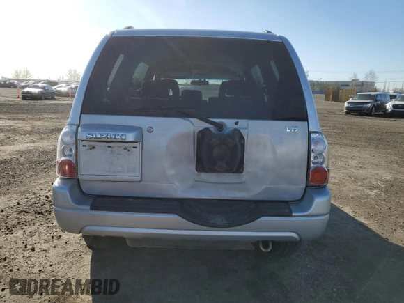 2004 Suzuki XL-7 LX with VIN JS3TX92V744101106, listed as a Copart auction lot 51679195 with 181,634 mi miles and Salvage Title. Bid and sale history available at carsss.com. Image 6.