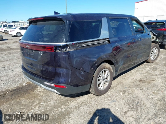 2023 Kia Carnival LX with VIN KNDNB4H31P6278029, listed as a IAAI auction lot 41381123 with 70,200 mi miles. Bid and sale history available at carsss.com. Image 4.