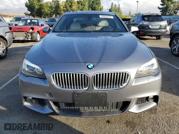 2013 BMW 5 Series 550i xDrive with VIN WBAFU9C58DDY70388, listed as a Copart auction lot 78500474 with 38,005 mi miles and Clean Title. Bid and sale history available at carsss.com. Image 5.