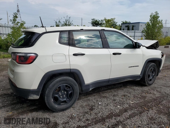 2017 Jeep Compass Sport with VIN 3C4NJCAB6HT632763, listed as a Copart auction lot 69117274 with Not Provided miles and Salvage Title. Bid and sale history available at carsss.com. Image 3.