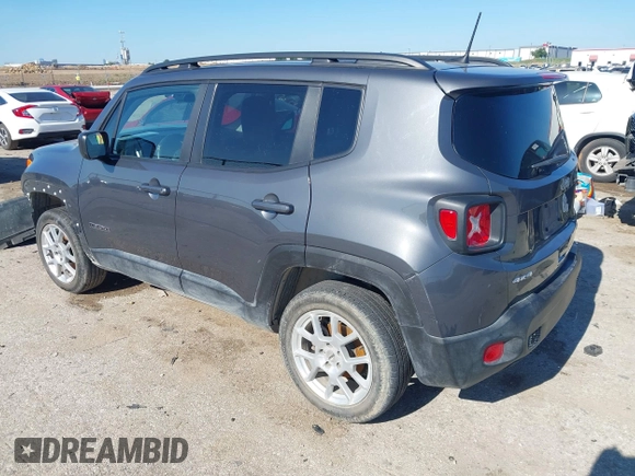 2022 Jeep Renegade Latitude with VIN ZACNJDB17NPN46406, listed as a IAAI auction lot 42230690 with 23,519 mi miles and . Bid and sale history available at DreamBid. Image 3.
