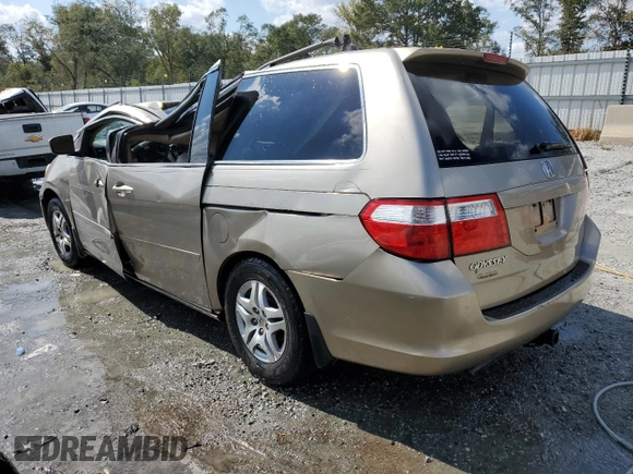 2007 Honda Odyssey EX-L with VIN 5FNRL38617B443486, listed as a Copart auction lot 74820964 with 178,847 mi miles and Non Repairable. Bid and sale history available at carsss.com. Image 2.