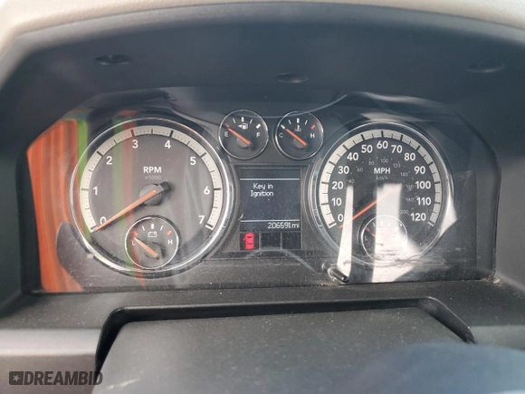 2010 Dodge Ram 1500 SLT with VIN 1D7RB1GT9AS173325, listed as a Copart auction lot 43406715 with 206,591 mi miles and Salvage Title. Bid and sale history available at carsss.com. Image 9.