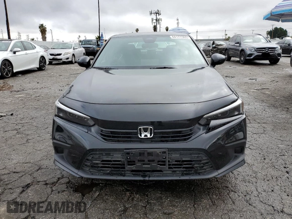 2023 Honda Civic Sedan Sport with VIN 2HGFE2F52PH525854, listed as a Copart auction lot 44177365 with 14,716 mi miles and Salvage Title. Bid and sale history available at carsss.com. Image 5.